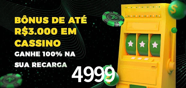 4999 melhor bônus de depósito